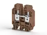 0.0.0.3.04298, Клеммник на DIN-рейку 25мм.кв. (коричневый); AVK25 RD  