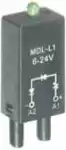 0.0.0.8.20442, MDL-A/ML 240VAC/DC; Модуль защиты и индикации реле (LED+VARISTOR, 240VAC/DC, A1- A2+)