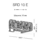 0.0.0.3.12220, Пружинная клемма серии  SRD 10E (Бежевый) 