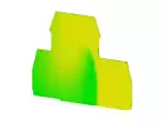 0.0.0.4.49012, Концевой сегмент на клеммники 2-х ярусные PIK(2,5-4)N*, (зеленый); NPP 2 / PIK 4N-PIK 2,5N