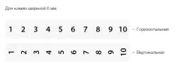 0.0.0.5.04233, DO10/6; Вертикальная марк-ка(331-340) (DIKEY)