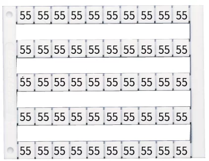 0.0.0.5.05020SMR, DY5,Горизонтальная маркировка  (1...10),  DY5, 1 шт = 10 шильдиков (упаковка 50 шт.)