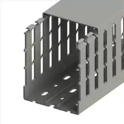 0.0.0.5.51035WS, KKC 8010; Перфорированный короб с крышкой; 80x100 (ШхВ), (упак. 24м) Широкий шаг перфорации