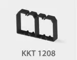 0.0.0.5.53475, KKT 1208  120x80 Держатель кабеля для к/к; (Черный)
