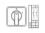 0.0.0.8.00014, CS032091M; Двухпозиционные Переключатели Вкл-Выкл (0-1); 2 FAZ 32 A 60°