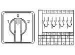 0.0.0.8.00145, CS040075M; Трехпозиционные Переключатели  (1-0-2); 4 FAZ 40 A 60°