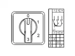 0.0.0.8.00252, CS020108S; Многоступенчатые переключатели - 1 полюс; 0-3 20 A 60°