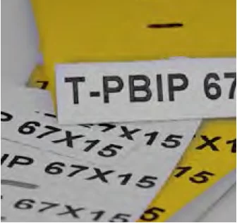 0.0.0.8.08161, Маркировка T-PBIP 27X15 Y/W
